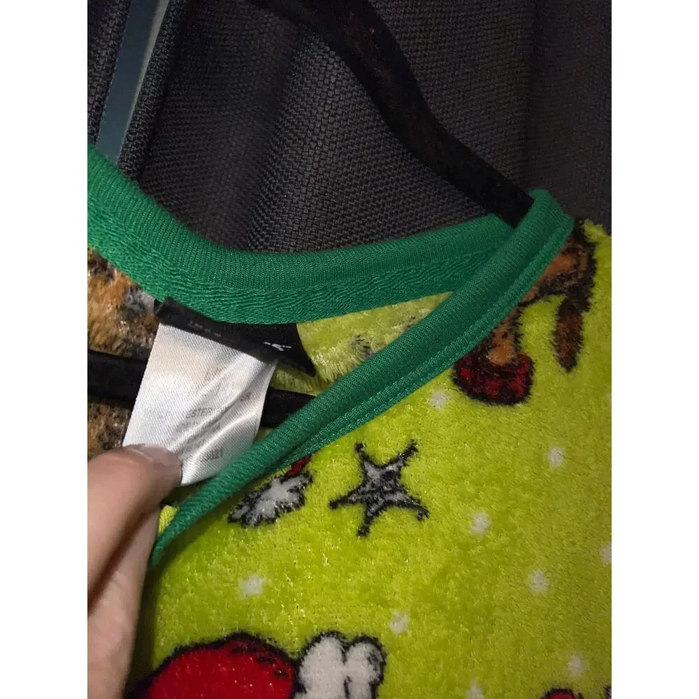 Ugly Christmas Sweater Onesie Xmas Size Large Grinch - Picture 2 of 3